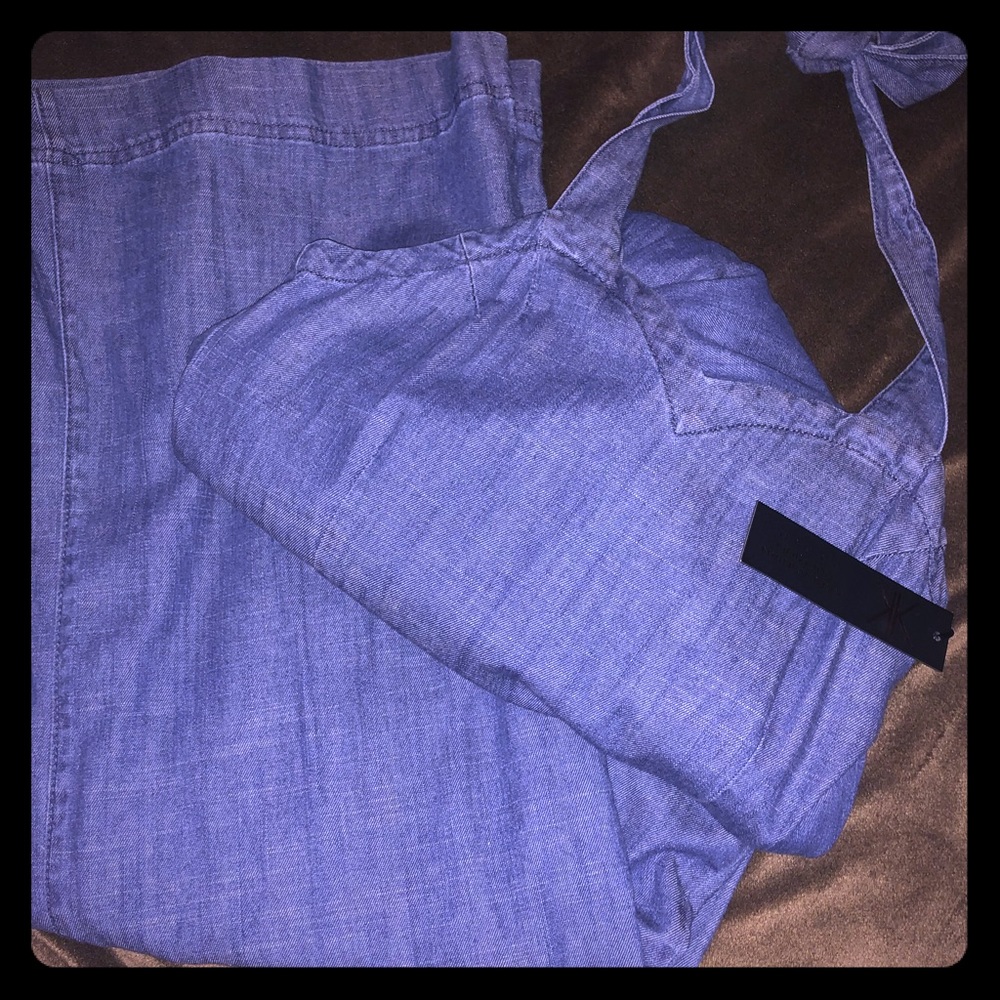 Kardashian Premium Denim! Kim Wide Leg Jumpsuit!